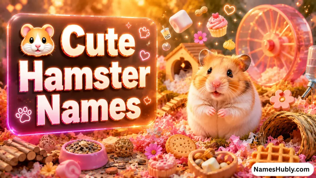 🐹 Cute Hamster Names