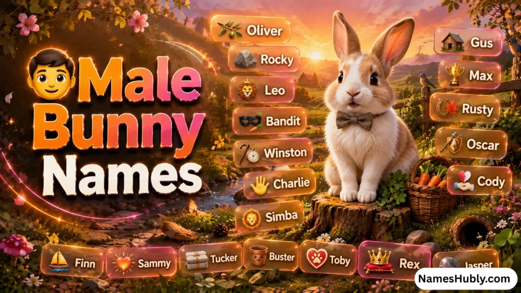 👦 Male Bunny Names