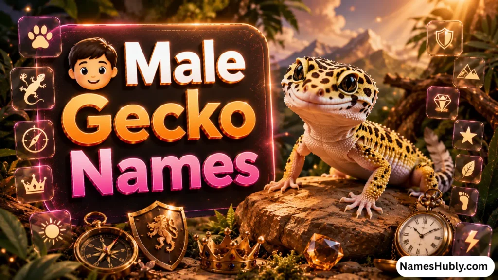👦 Male Gecko Names
