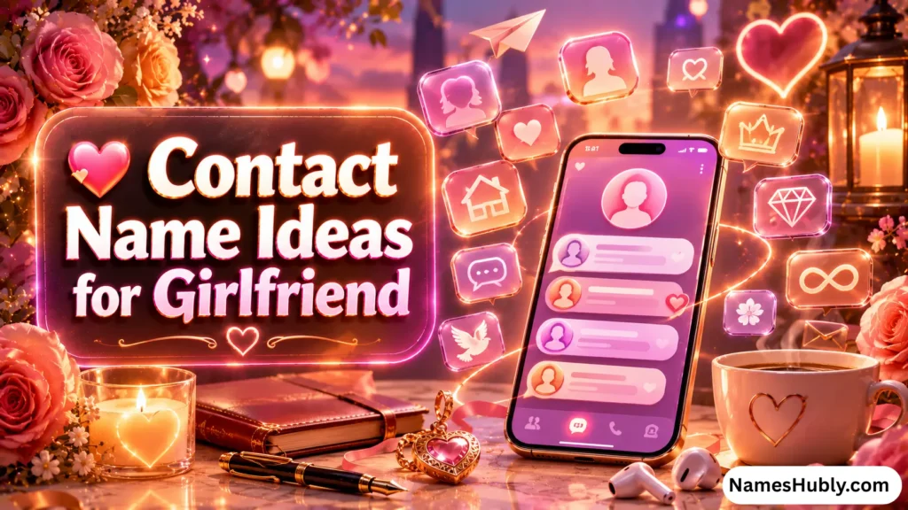 💖 Contact Name Ideas for Girlfriend