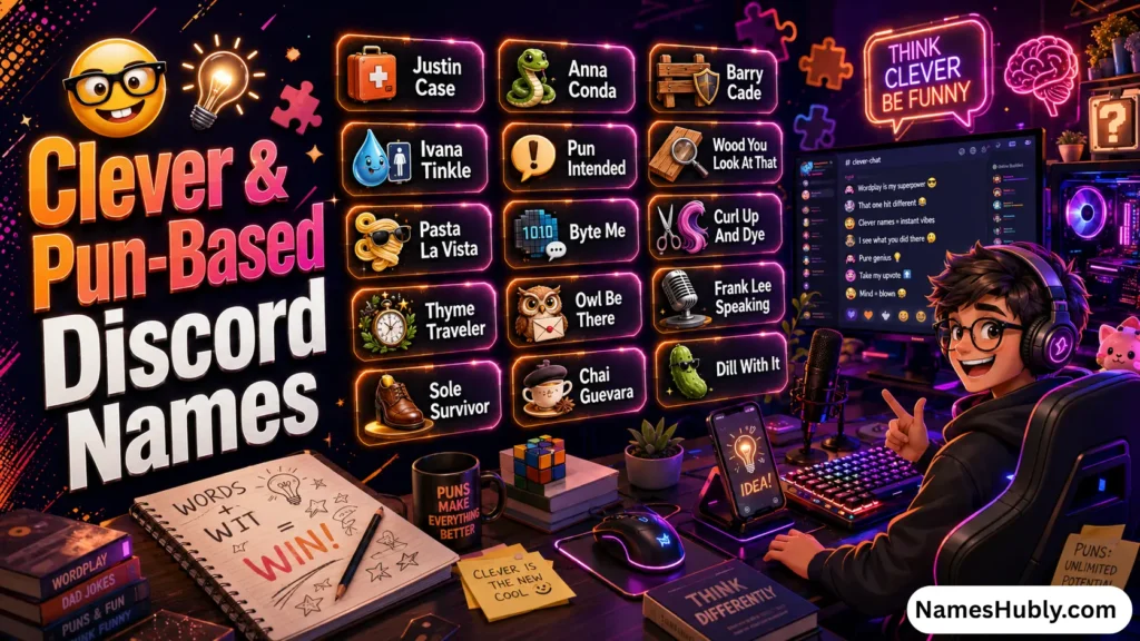 🤓 Clever & Pun-Based Discord Names